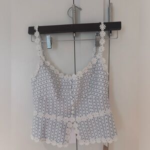 NWT Reformation Minna Linen Top